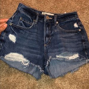high waisted shorts